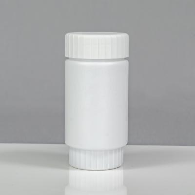 China Bamboo Plastic Packaging Wheel CRC Manufacturer Straight Sided HDPE Medicine Round Industrial Container Tablets Cosmetic Pill/Capsule Jar 175ml for sale