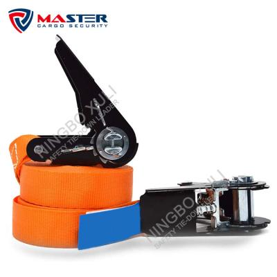 China Cargo Control 800kg 25mm Ratchet Lashing (Ratchet Lashing Strap) 1 Part Straps Tie Down 5 Meters for sale