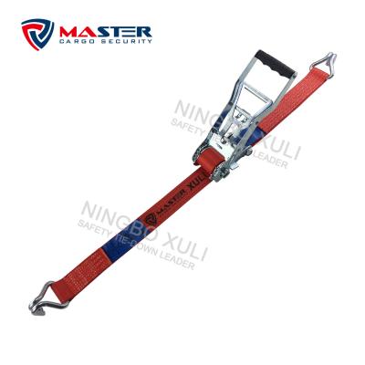 China Cargo-whipping-cargo control release ratchet extra long progressive belt FB 5ton 5ton LC 2.5tons belt for sale