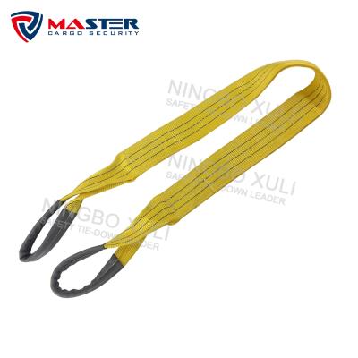 China Webbing Belt Polyester Lift Sling for sale