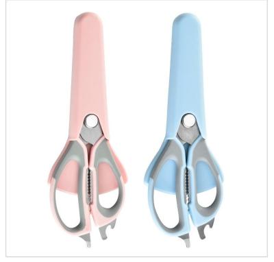 China The new product kitchen serving scissors stainless steel household scissors multi-function multi-function barbecue cover fish flesh scissors for sale