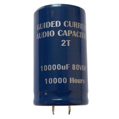 China Taiwan manufacture CD293 professional audio aluminum electrolytic capacitors for capacitor guided current audio application, 10000UF 80V for sale