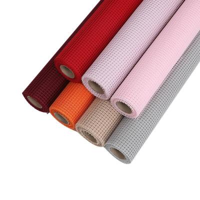 China Flowers Wrapping LONGSUN Polyester Korean Flower Wrapping Mesh Roll for sale