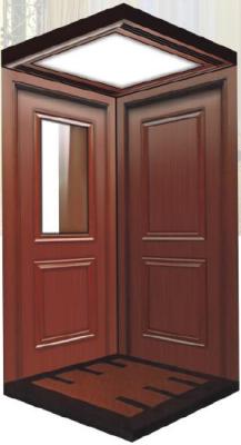 China MRL Personal Home Elevators Center Side Opening Type 380V 400KG for sale