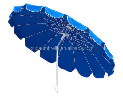 China 160g Polyester Outdoor Aluminum High Quality Umbrella 220*16k Large Furniture Door Umbrella for sale