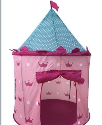 China Sports Toy Kid Tent Colorful Castle Play Tent Pop Up Foldable Tent With Lovely Printing for sale