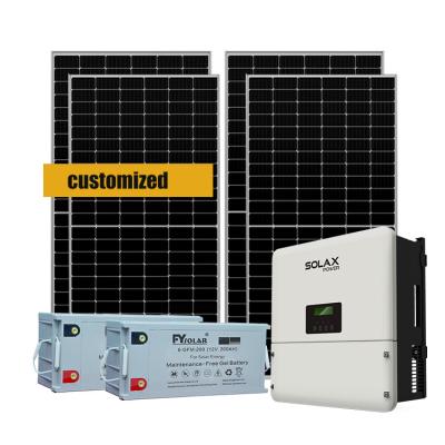 China home solar set off grid solar power systems 5kw 2kw 6kw 3kw off grid solar power system price for home use for sale