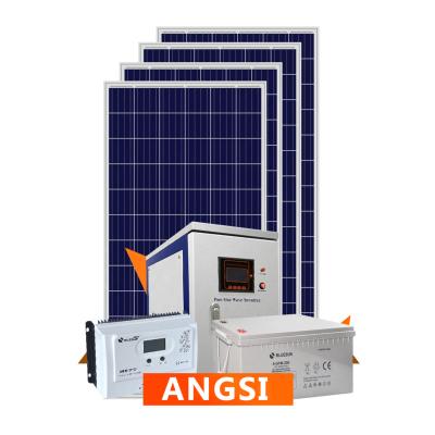 China Full Set Home Solar Power System 3KW 5KW 10KW 15KW Home Solar System Off Grid Hybrid Solar Power System for sale