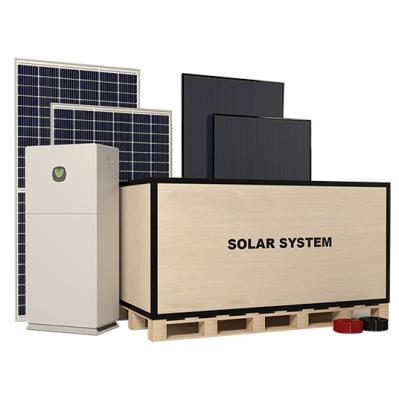 China Home Solar Power System 10KW 15KW 20KW 25KW 30KW Home Solar System Off Grid Hybrid Solar Power System for sale