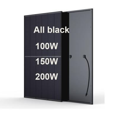 China chinese solar power system solar panels 100w 150w cheap mini solar panels ac 220v solar panel 12v 24v 200 watt for sale