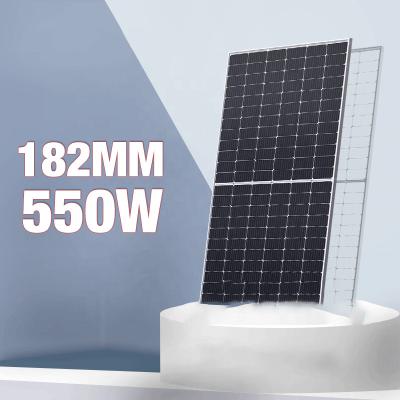 China Solar Power System Monocrystalline Solar Panel 530W 535W 540W 545W 550W PV Module Solar Panel for sale