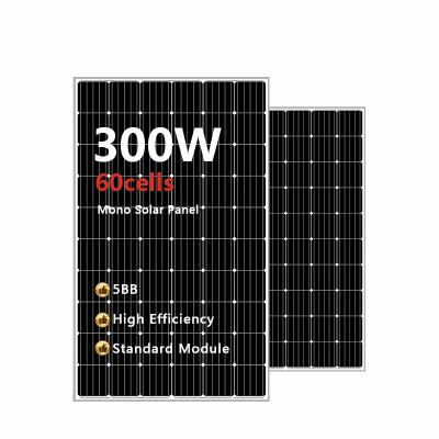 China Hot selling 300w solar panel 300w solar power system monocrystalline solar panel 300w solar panel for sale