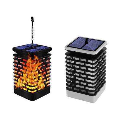 China Hot Selling Solar Powered Solar Powered Candle Light Outdoor Energy Saving Lamp Yard Torch Flame Solar Lamp for sale