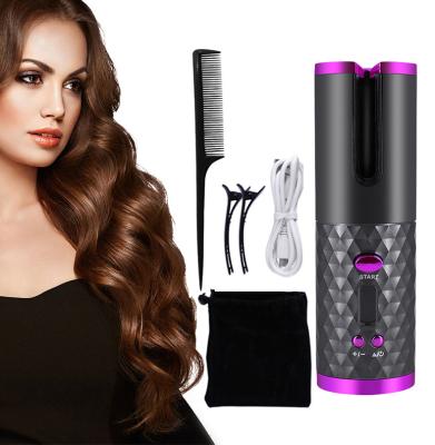 China automatic & Wireless. Reduces Frizz And Vkk Auto Static Cordless Auto Rotating Hair Curler Tube Iron Hair Flat Curls for sale