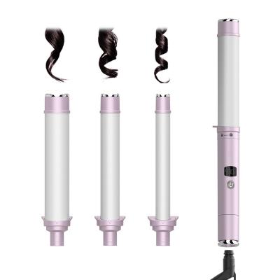 China Professional Detachable Vkk Curling Head 3 Fast Heating 3 In 1 Triple Barrel Curling Iron Hair Curler Ceramic Rollers for sale