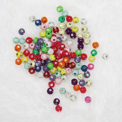 China Other High Quality 6mm Series Beads Wholesale Colorful Plastic Beads For Crafts for sale