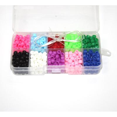 China Garment Accessories/Jewelry Bracelets & DIY Decoration Necklaces / Box Set Plastic Around 4*6mm Seed Beads With Big Hole Pony Beads for sale