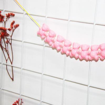 China Other Plastic Pink Animal Bear Beads Plastic Loose Beads For Making Christmas Ornaments for sale