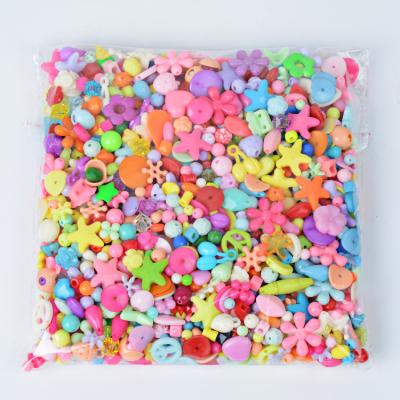 China Manual installation DIY charm bracelet and hair beads size beads bulk plastic beads wholesale for sale