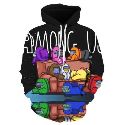 China Autumn custom men's logo hoodies anti-shrink pullover plus size 3D printing thick men's oversized hoodies for sale