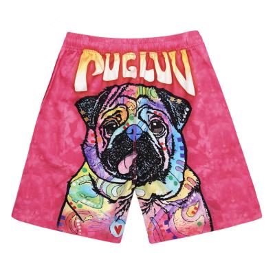 China Wholesale Anti-Wrinkle 3d Shorts Men's Shorts Custom Made Breathable 3d Girl Boy Girl Pink Beach Shorts Cute Dog Breathable 3d Printed for sale