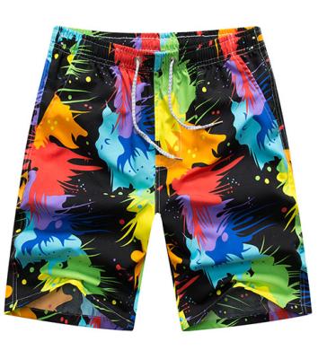 China Custom Causal Color Quick Dry Ink Printing Anti Wrinkle Low Price Mens 3d Shorts Sublimation Boy Beach Shorts Breathable Anti Wrinkle 3d Printed for sale