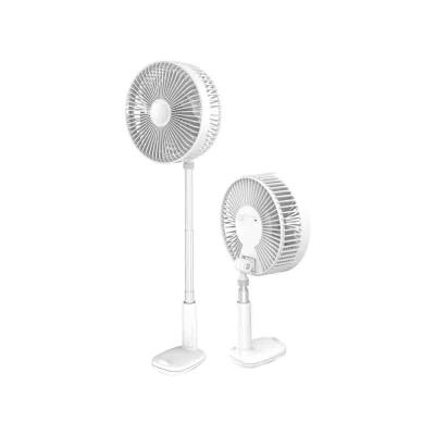 China Portable 6 Mini Table Fan Adjustable Floor Fan 3 Speed ​​Usb Rechargeable Wall Hanging Storage Clip Folding Fan for sale