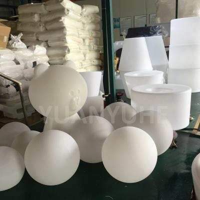 China Single factory price different size LDPE ball light /lamp by rotomolding mold process for sale