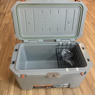 China OEM Single Plastic LDPE Rotomolded Cooler Box Injected PU Foam Rotomolding for sale