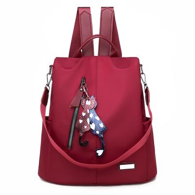 China 2022 New Casual Lady Oxford Anti-Theft Girls' Backpack Student Anti-Theft School Bag Backpack for sale