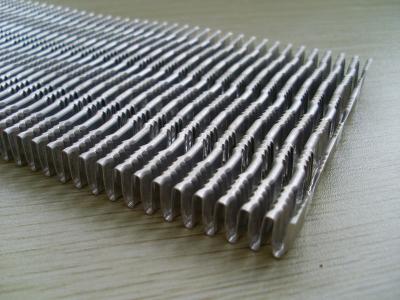 China louvered Counterflow Heat Exchanger Fins of Extend cooling surface for sale