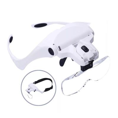 China Hardness Lens NO.9892B2 Eyelash Extension Magnifier with LED for sale