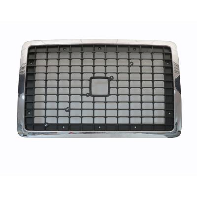 China OE STYLE Semi Truck Parts American Chrome Black Grill Truck Grill Bug Screen For Volvo VNL 2004-2017 for sale