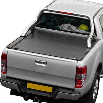 China Stainless Steel Pick Up Trucks 4x4 Car Accessories Tonneau Covers For Mitsubishi Triton L200 Roll Bar Roll Cover For Hilux Roll Up Bar for sale