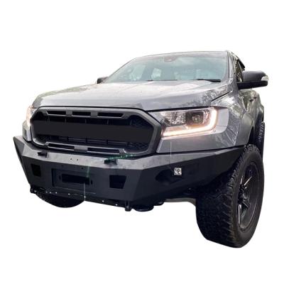 China Steel 4X4 Front Bumper For Ford Ranger Front Steel Bumper Bull Bar For Ford Ranger Raptor Bumper 2020 for sale