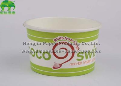 China Small 8oz Takeaway Disposable Paper Bowls / Mugs With PE Liner / Double PE Coated for sale