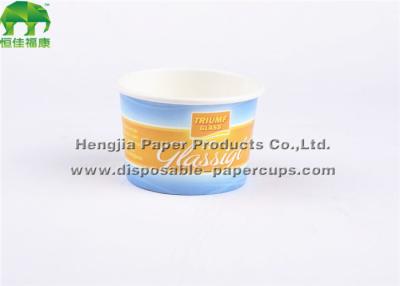 China Custom Printed 4oz / 5oz Small Paper Bowls Disposable Soup Cups CE / EU for sale