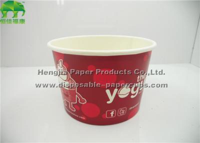 Chine Le PE biodégradable a enduit cuvettes de papier personnalisées de bol de céréale les petites 5oz/6oz à vendre