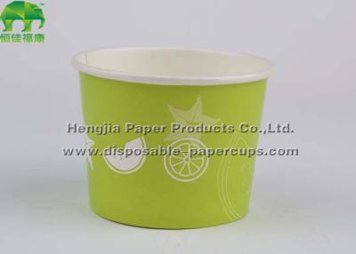 Chine cuvettes de papier jetables de tasse de papier de crème glacée 4oz à vendre