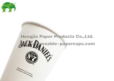 China White Single Wall Ice Cream Paper Cups For Cold Drink PE Coated for sale