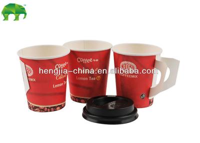 China Single Wall Disposable Cups For Hot Drinks / Custom Paper Coffee Cups for sale