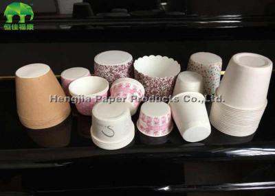 China Disposable Paper Soup Bowls Baking Cupcakes Paper Cups Single Wall for sale