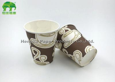 China 5.5oz Disposable Paper Coffee Cups Hot Drink Paper Cups With FDA ISO for sale