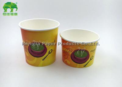 China Custom Printed 12oz Paper Soup Cups Biodegradable Anti - Breakage for sale