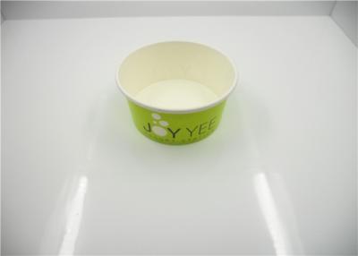 China Personalized Green 12oz Insulated Paper Soup Cups With Lids 97*82*67mm for sale