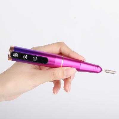 China 4-5 Hours Nail Drill Pen Efile Handpiece Manicure Pedicure Nail Folder Professional Cordless Electric Nail Drill Kit For Acrylic for sale