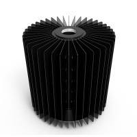 Chine noir de anodisation de plus grand de la puissance 300W radiateur en aluminium de profil pour l'éclairage de LED à vendre