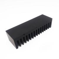 China Douane LEIDEN Aluminiumprofiel Heatsink met het Anodiseren Zwarte Oppervlaktebehandeling Te koop