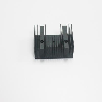 China Anodizing Black Aluminum Profile Heat Sink For Led Light ISO9001 for sale