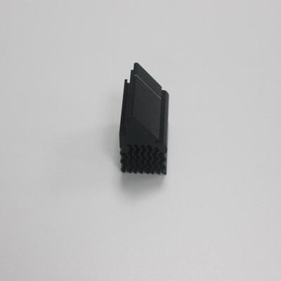 China Black Anodizing Pin Fin Aluminum Profile Heat Sink For Industry Electronics OEM for sale